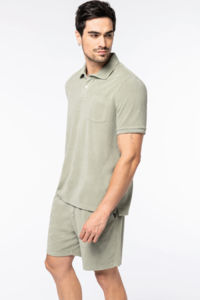 Polo bio et recyclé homme publicitaire | Towel Terry 11