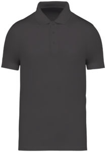 Polo publicitaire coton biologique homme Iron Grey