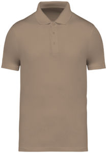 Polo publicitaire coton biologique homme Wet sand