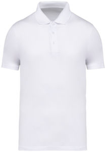 Polo publicitaire coton biologique homme White