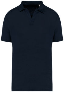 Polo coupe ajustée recyclé homme publicitaire Navy Blue