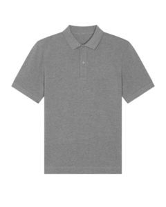 Polo écoresponsable unisexe publicitaire | Prepster Mid Heather Grey