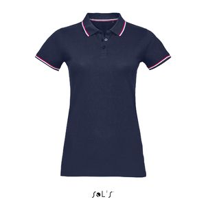 Polo publicitaire femme | Prestige Women French marine