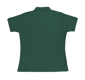 Polo publicitaire femme manches courtes | Hazel Bottle Green