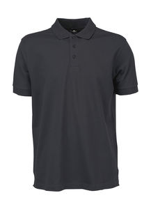 Polo publicitaire homme manches courtes | Ribe Dark Grey