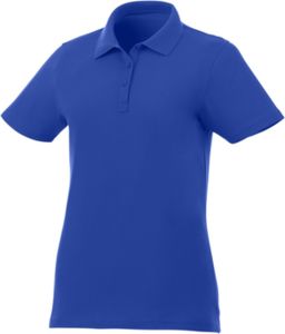 Polo publicitaire manches courtes pour femmes marque propre Liberty Bleu