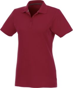 Polo personnalisé | Helios F Rouge foncé