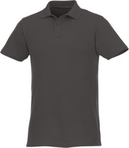 Polo personnalisé | Helios H Gris moyen
