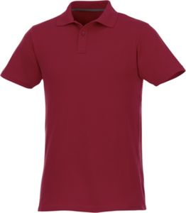 Polo personnalisé | Helios H Rouge foncé