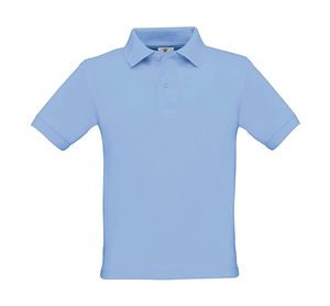 Polo publicitaire enfant manches courtes | Safran kids Polo Sky Blue