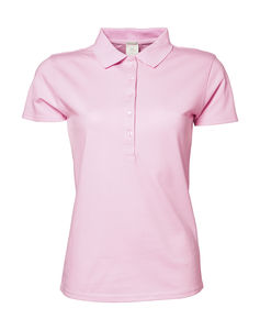 Polo publicitaire cintré femme manches courtes | Sabro Light Pink