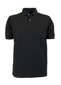 Polo personnalisé homme manches courtes | Saitum Black