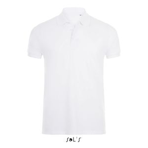 Polo publicitaire coton élasthanne homme | Phoenix Men Blanc