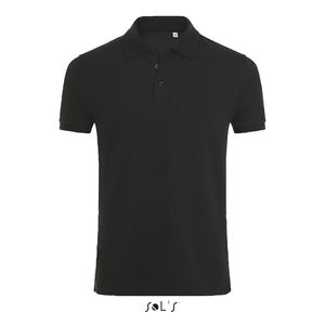 Polo publicitaire coton élasthanne homme | Phoenix Men Noir