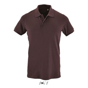 Polo publicitaire coton élasthanne homme | Phoenix Men Oxblood chiné