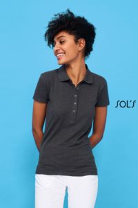 Polo personnalisé coton élasthanne femme | Phoenix Women