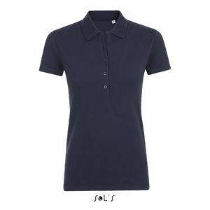 Polo personnalisé coton élasthanne femme | Phoenix Women French marine