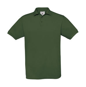 Polo publicitaire homme manches courtes | Safran Piqué Polo Bottle Green