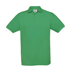 Polo publicitaire homme manches courtes | Safran Piqué Polo Kelly Green