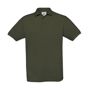 Polo publicitaire homme manches courtes | Safran Piqué Polo Khaki