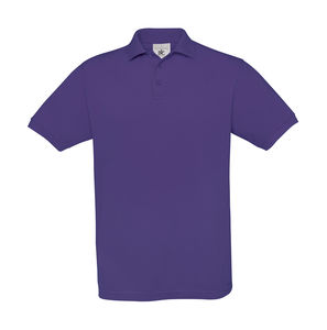 Polo publicitaire homme manches courtes | Safran Piqué Polo Purple