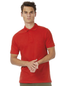 Polo publicitaire homme manches courtes | Safran Piqué Polo Red