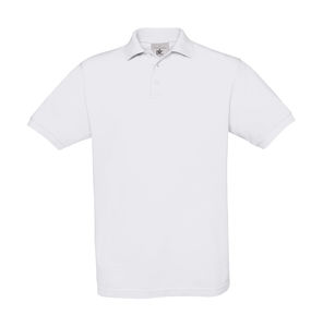 Polo publicitaire homme manches courtes | Safran Piqué Polo White