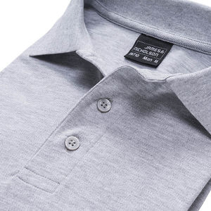 Qaki | Polo publicitaire Gris chiné