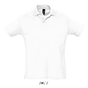 Polo publicitaire homme | Summer II Blanc