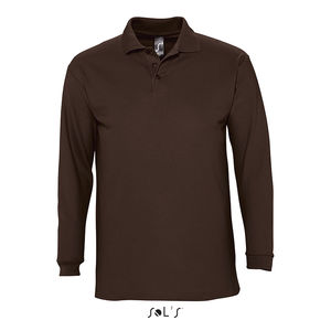 Polo publicitaire homme | Winter II Chocolat