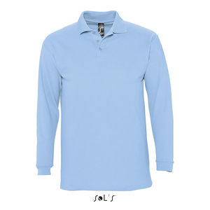 Polo publicitaire homme | Winter II Ciel