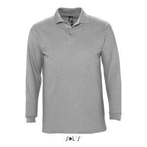 Polo publicitaire homme | Winter II Gris chiné