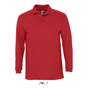 Polo publicitaire homme | Winter II Rouge