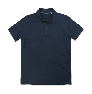 Polo publicitaire homme manches courtes | Harper Polo Marina Blue