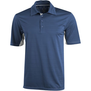 Polo personnalisé cool fit manches courtes pour hommes Prescott Bleu moyen