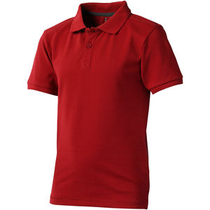 Polo personnalisé manches courtes enfant Calgary Rouge