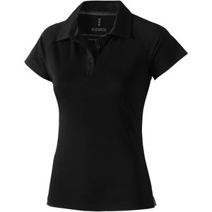 Polo publicitaire cool fit manches courtes pour femmes Ottawa Noir