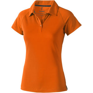 Polo publicitaire cool fit manches courtes pour femmes Ottawa Orange