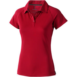 Polo publicitaire cool fit manches courtes pour femmes Ottawa Rouge