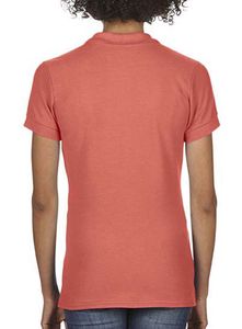 Polo femme softstyle double piqué personnalisé | Estevan Bright Salmon
