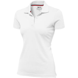 Polo publicitaire manches courtes femme Advantage Blanc