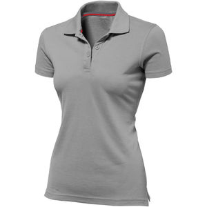 Polo publicitaire manches courtes femme Advantage Gris