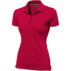 Polo publicitaire manches courtes femme Advantage Rouge