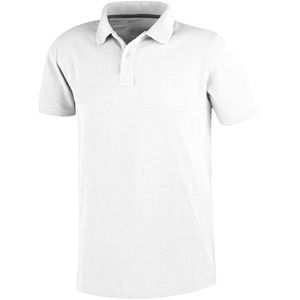 Polo personnalisé manches courtes pour hommes Primus Blanc