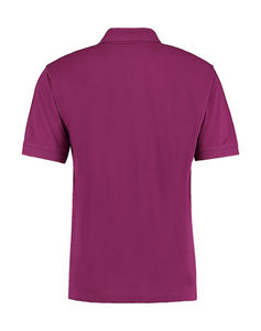 Polo personnalisé homme manches courtes | Clinton Magenta