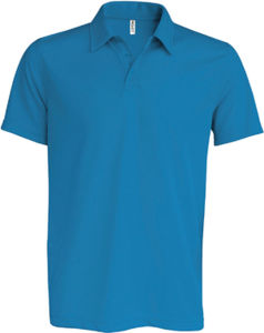 Qoxu | Polos publicitaire Aqua blue