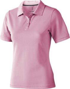 Polo publicitaire manches courtes pour femmes Calgary Light Pink