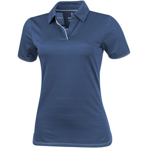 Polo publicitaire cool fit manches courtes pour femmes Prescott Bleu moyen