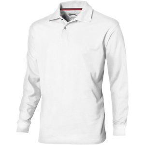 Polo personnalisé manches longues pour hommes Point Blanc