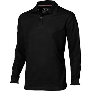 Polo personnalisé manches longues pour hommes Point Noir